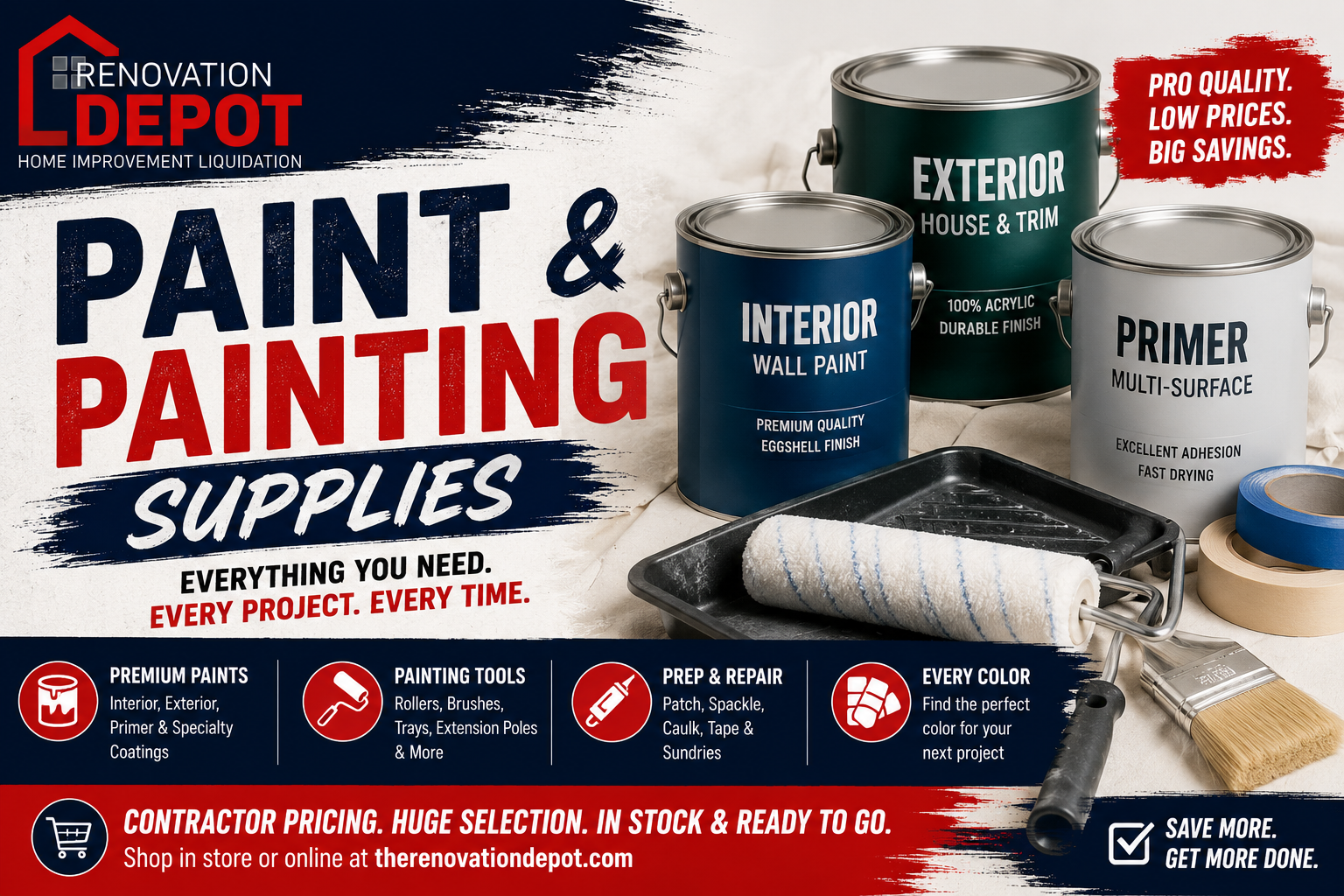 Paint and Painting supplies
