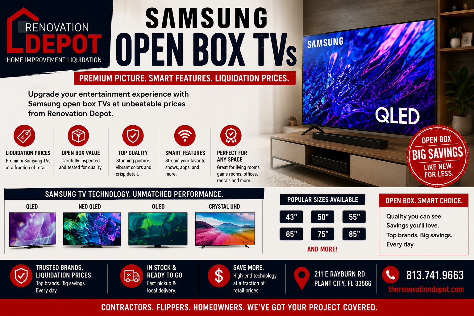 Open Box TVs