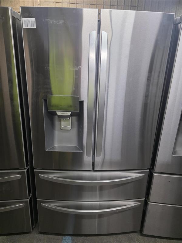 LG 28 cu. ft. 4-Door French Door, Standard Depth, Ice & Water, Double Freezer, Stainless Steel