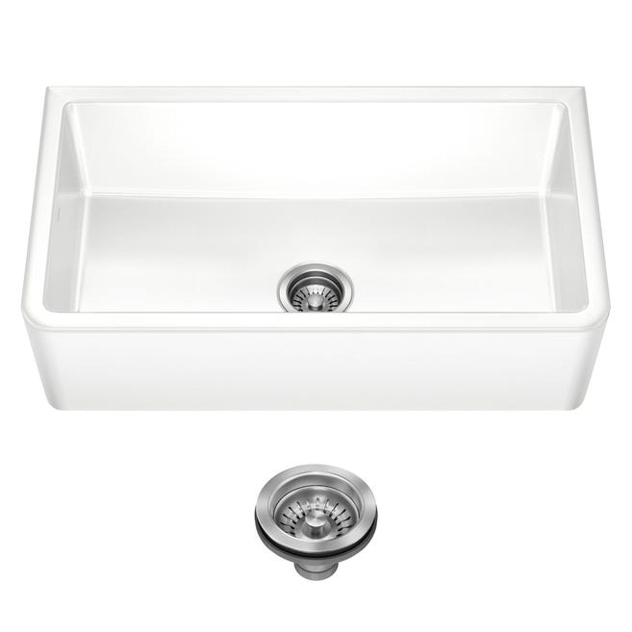 Kraus Turino 33" Fireclay Kitchen Sink, 1 Count