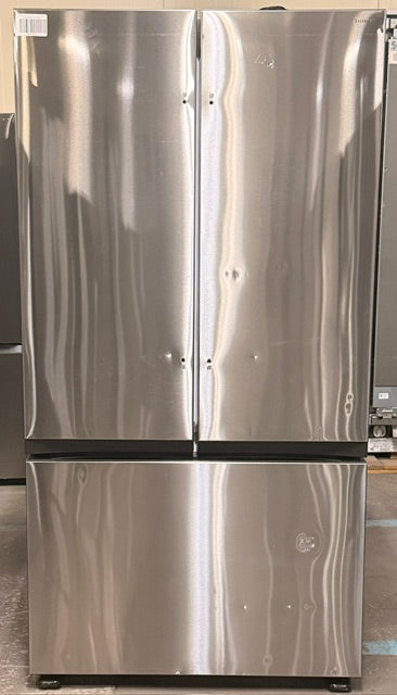 Samsung 32 cu. ft. Standard Depth Mega Capacity 3-Door French Door Refrigerator in Stainless Steel with Auto Ice Maker