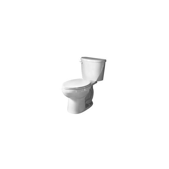 American Standard Evolution White 1.6-GPF 2-Piece Standard Height Toilet Elongated Bowl