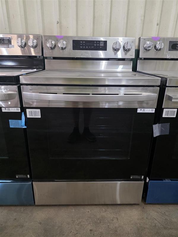 LG 30" 6.3 cu. ft. Smart Wi-Fi Fan Convection Electric Range (Stainless Steel)