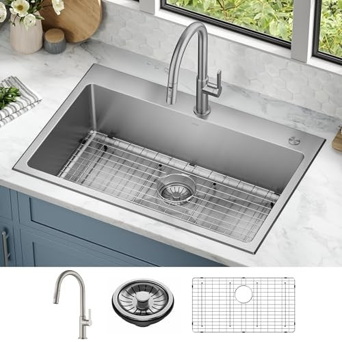 Daniel Kraus Standart Pro 33" Undermount Single Basin Kitchen Sink