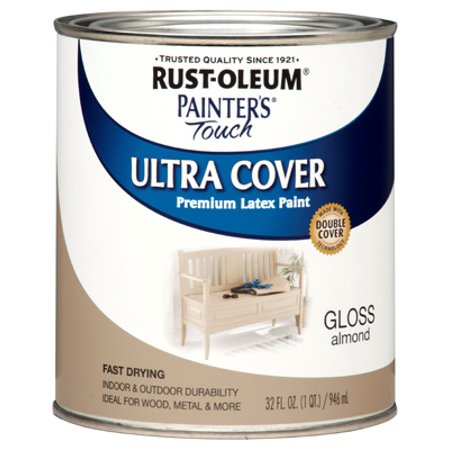 Rust-Oleum Painters Touch Gloss Almond Paint 1 Qt