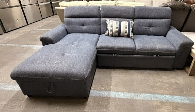 Ruffner 2-Piece Sectional with Pop Up Sleeper and Chaise {Broken}