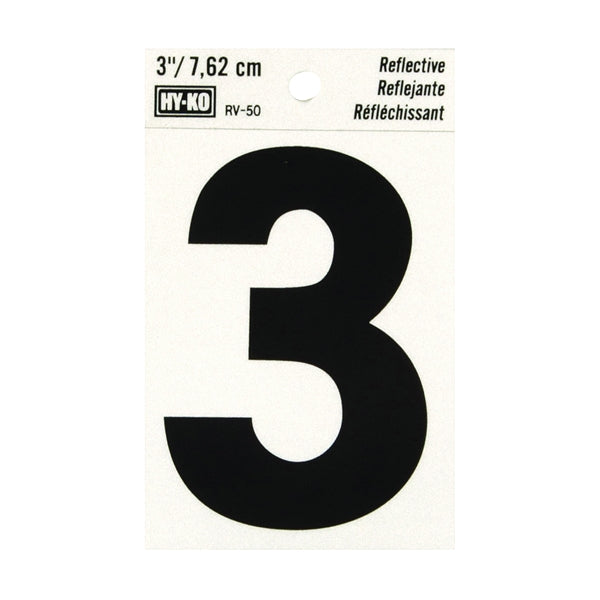 Hy-Ko Reflective Adhesive Number 3 Vinyl