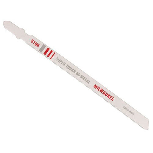 Milwaukee 5 1/4" 24TPI Bi-Metal Jig Saw Blades, 5 Pack