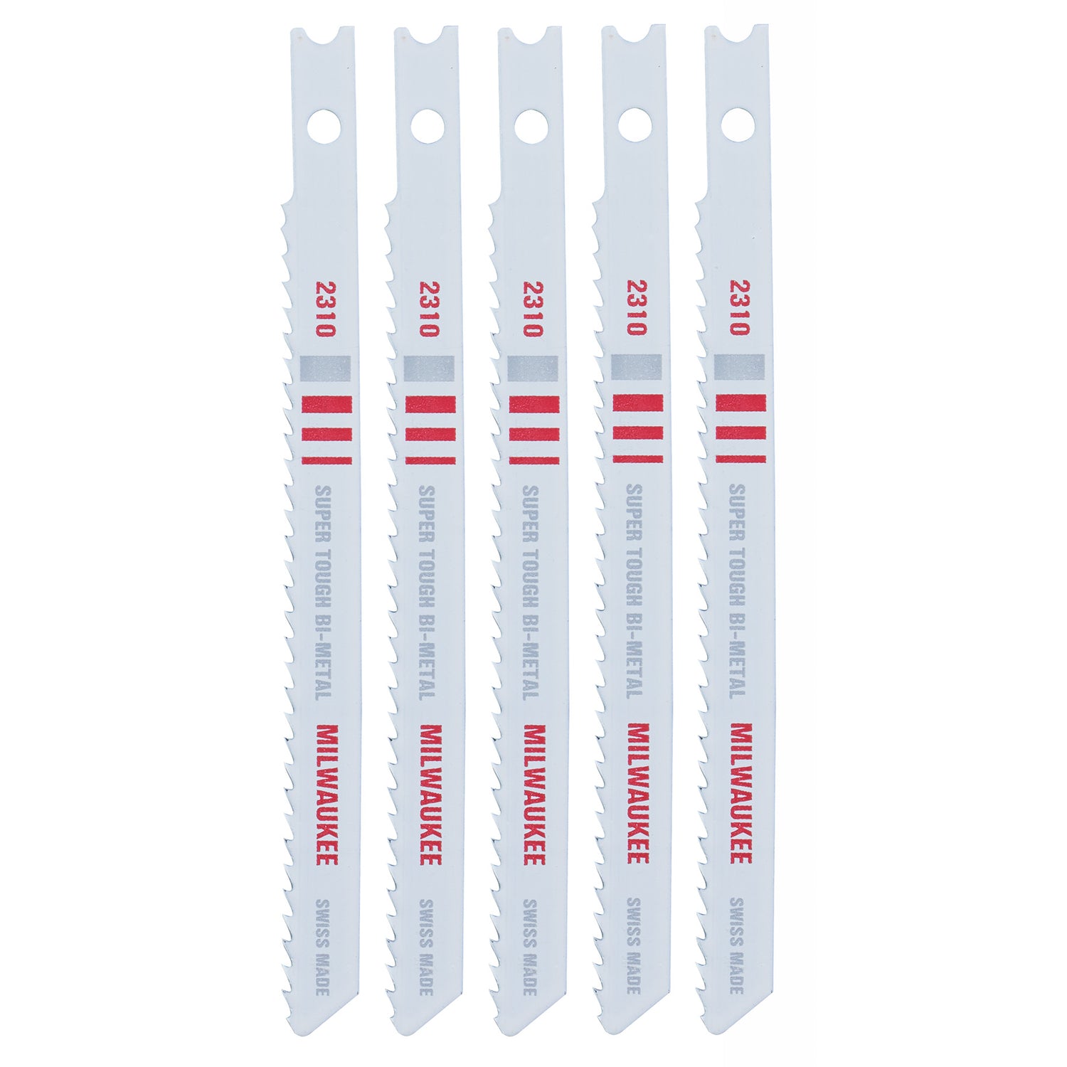 Milwaukee 10TPI 4" Jig Saw Blades, Pack of 5
