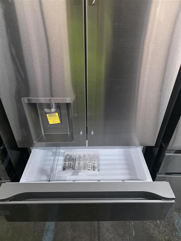 LG 25 cu. ft. Smart Counter-Depth MAX™ 4-Door French Door Refrigerator with Full-Convert Drawer - Stainless