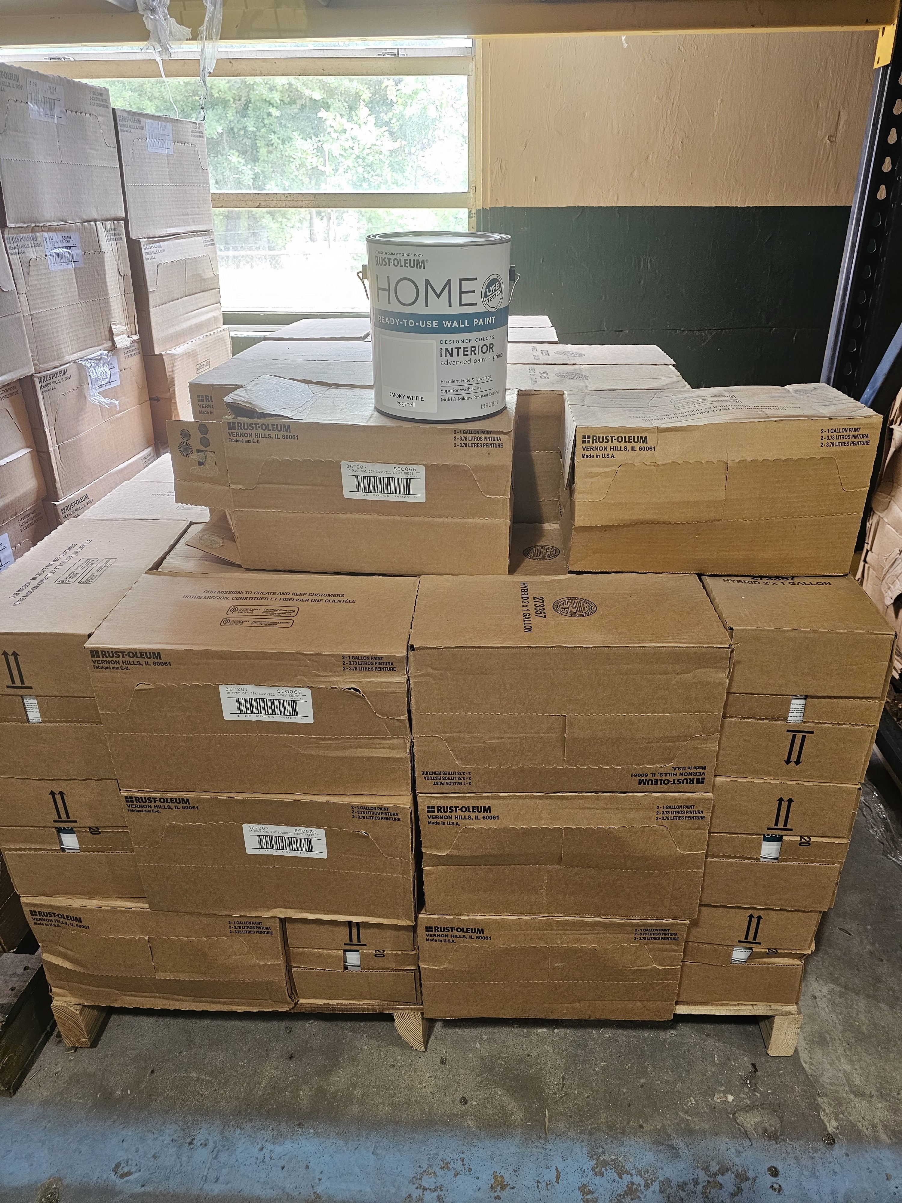 Smokey White Interior Flat Paint