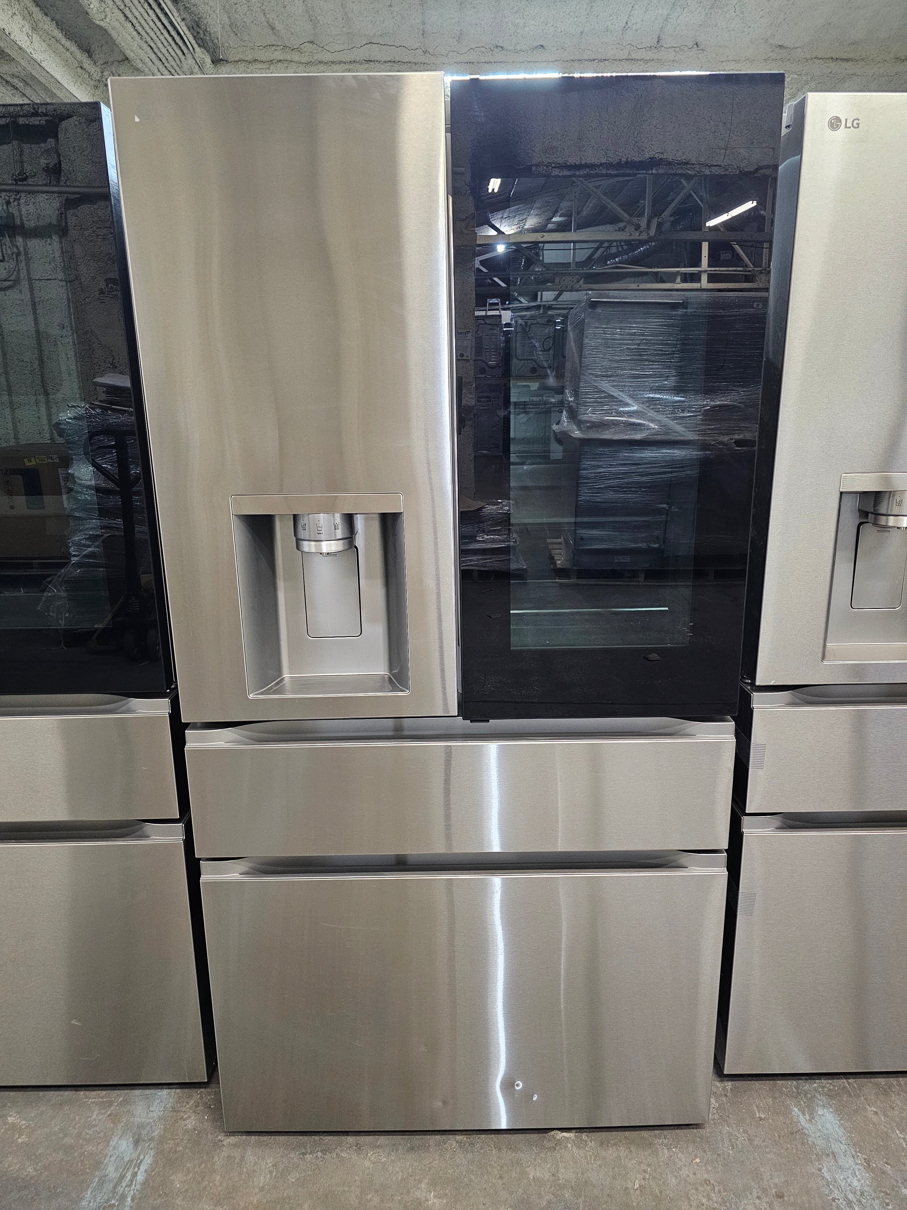 LG 29 cu. ft. SMART MyColor InstaView 4-Door French Door Refrigerator in Stainless Steel