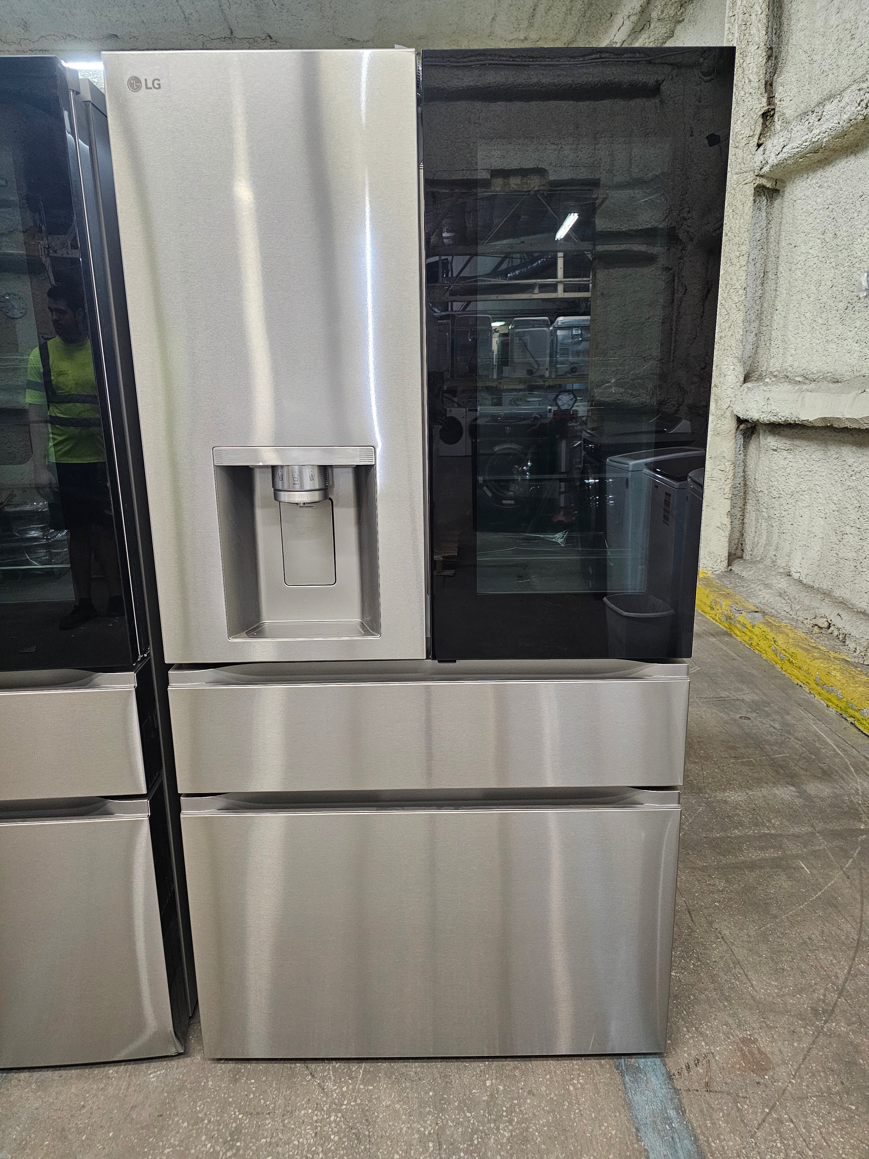 LG 29 cu. ft. SMART MyColor InstaView 4-Door French Door Refrigerator in Stainless Steel