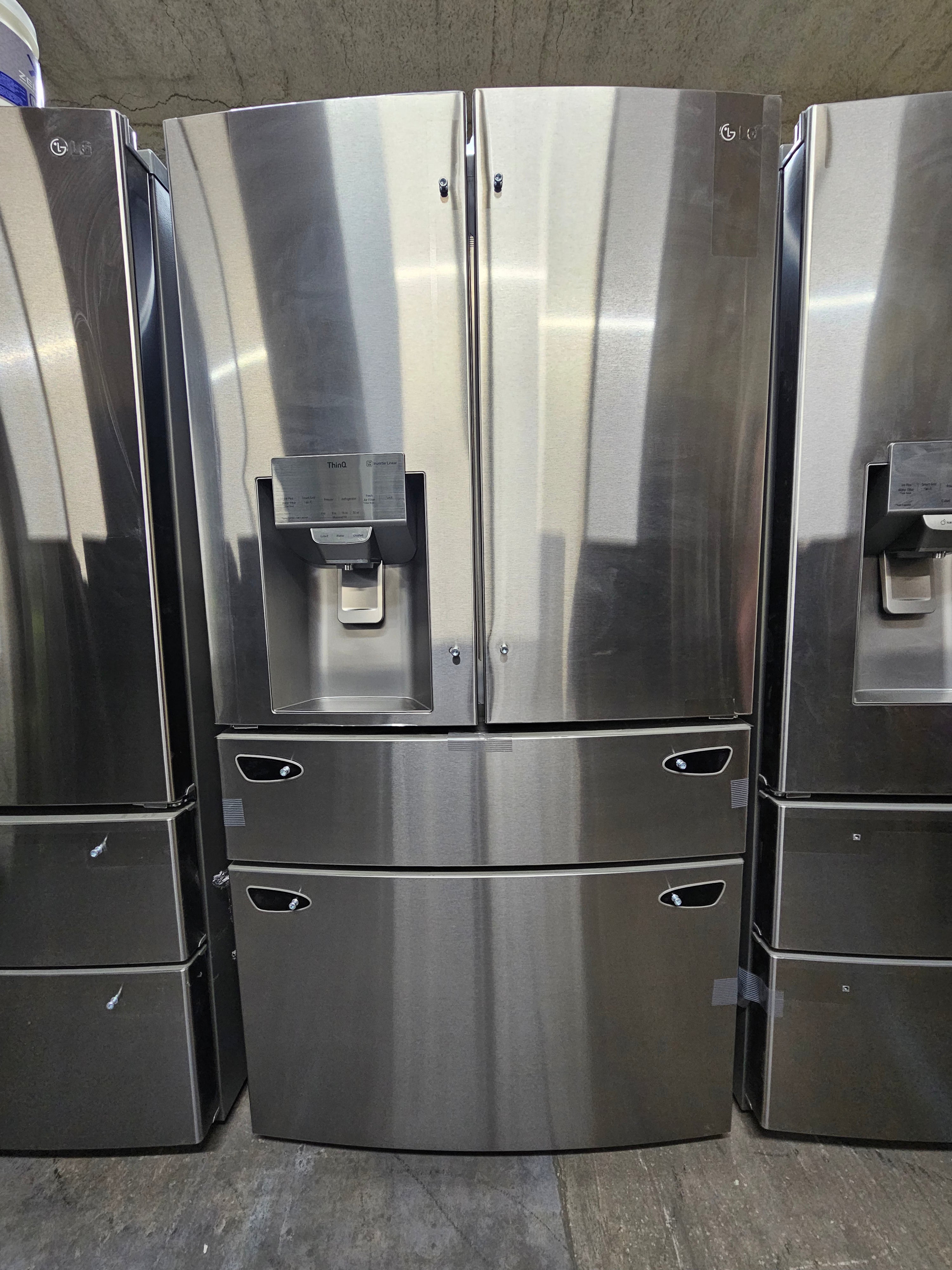 LG 29.5 Cu. Ft. 4-Door French Door-in-Door Smart Refrigerator with Craft Ice Stainless Steel