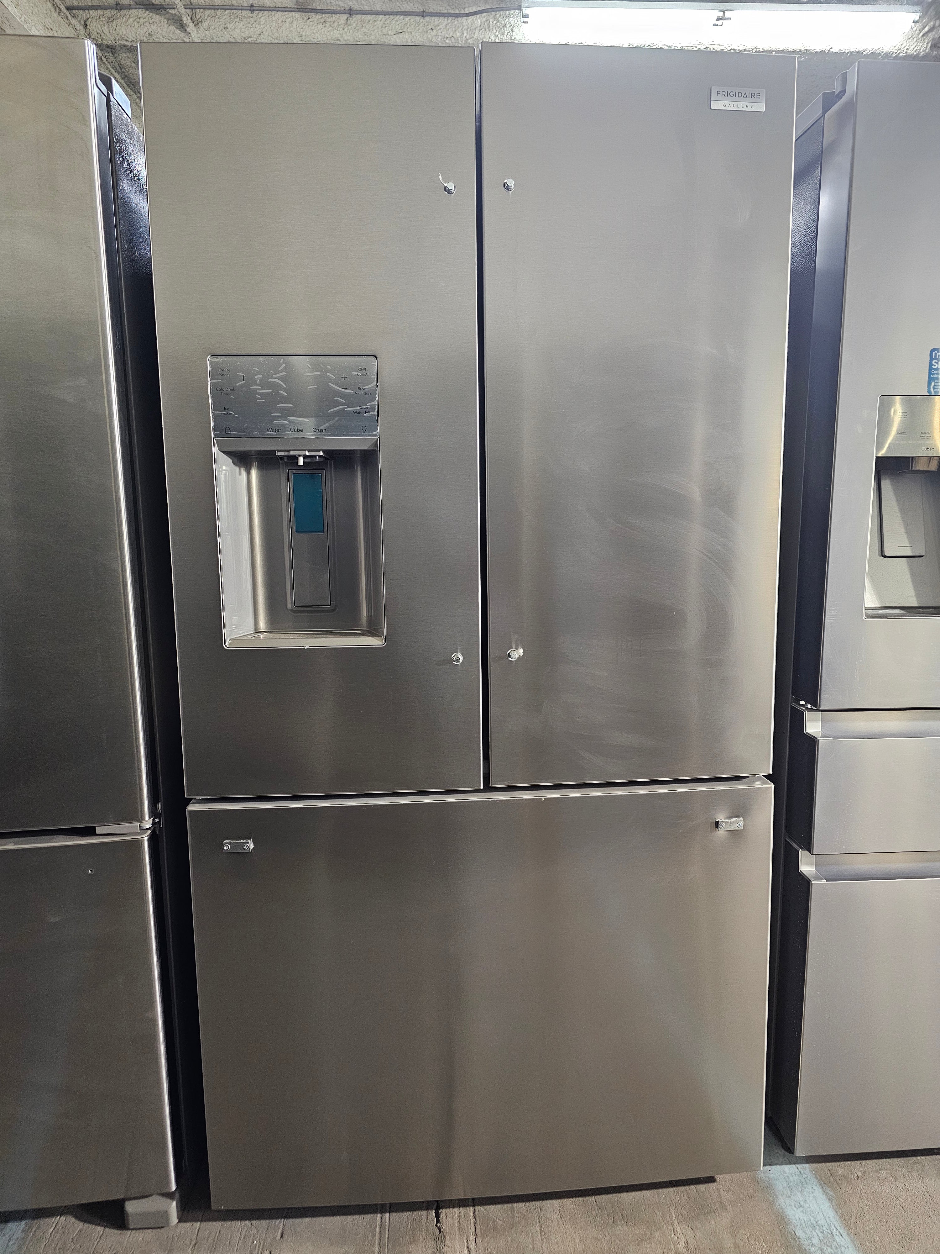 Frigidaire 36 in. Gallery 28 cu. ft. Standard Depth French Door Refrigerator in Smudge-Proof Stainless Steel