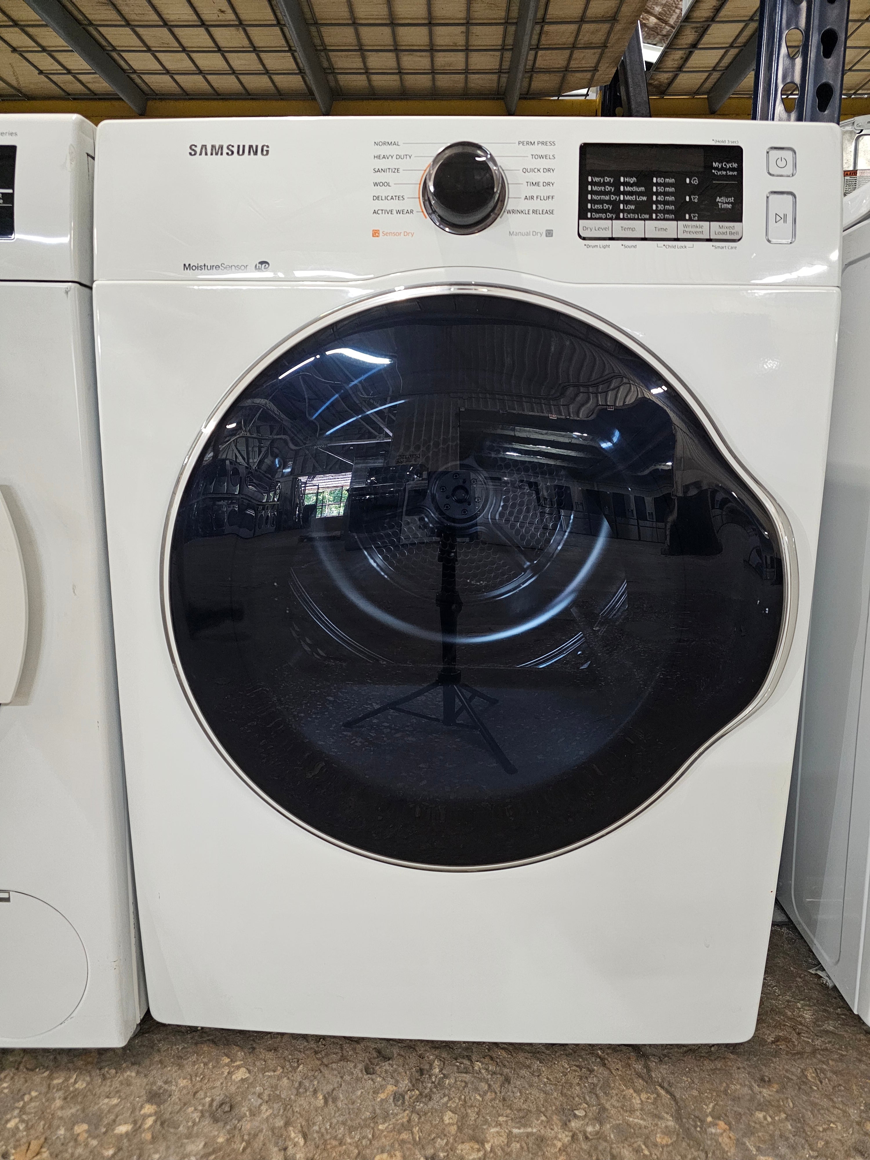 Samsung - 4.0 Cu. Ft. Stackable Electric Dryer - White