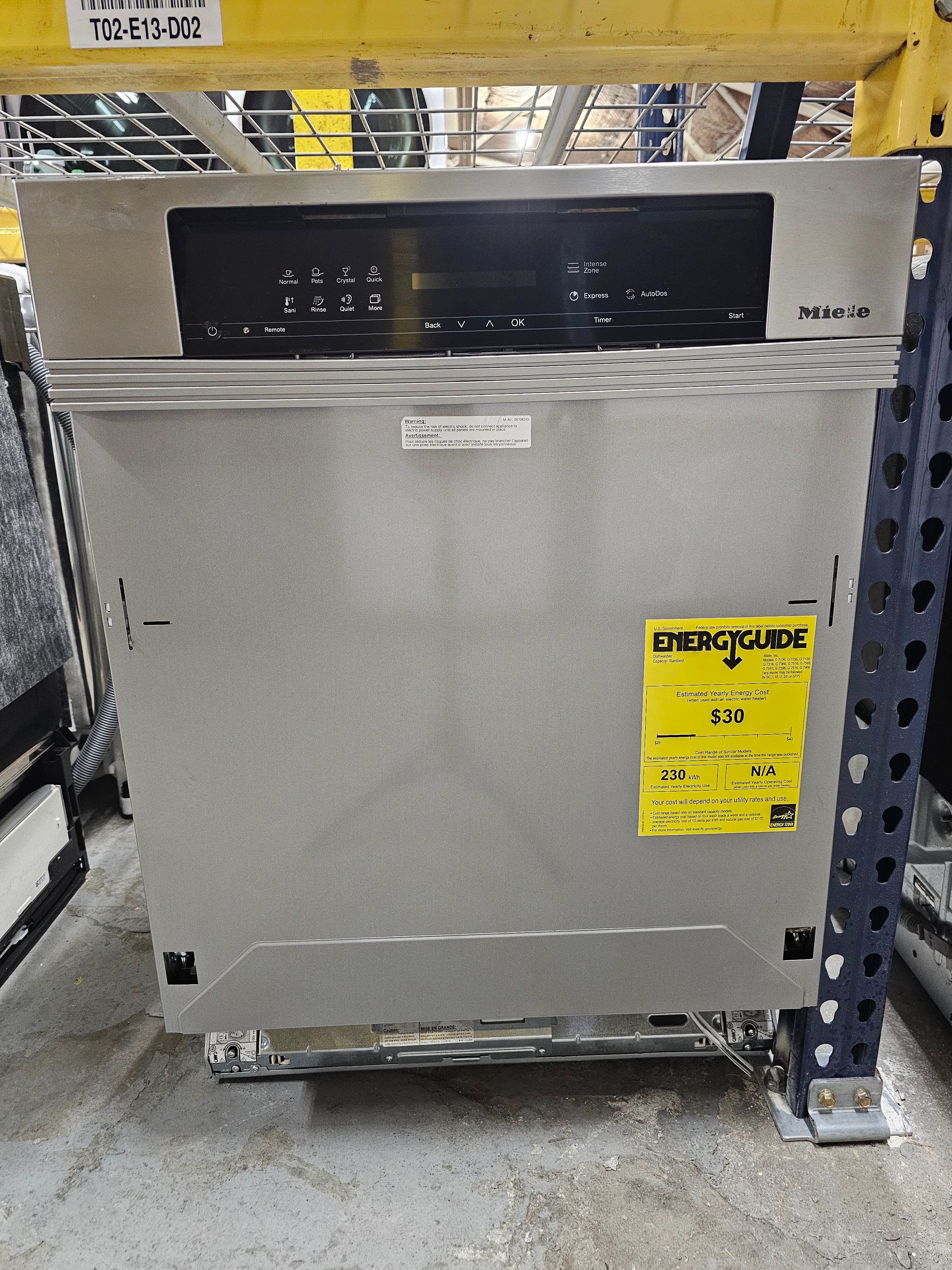 Miele 24 Inch Semi-Integrated Panel-Ready Smart Dishwasher with 3D MultiFlex Cutlery Tray, AutoDos, WifiConn@ct, QuickIntenseWash, DirectSensor Controls, and ENERGY STAR Certified