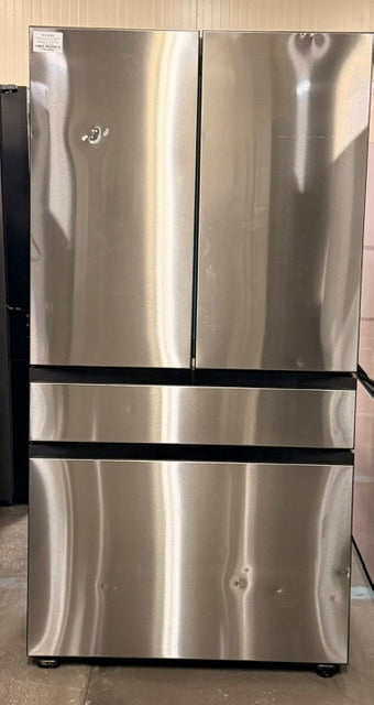 Bespoke 36 in. 29 cu. ft. Standard Depth 4-Door French Door Refrigerator with Sphere Ice in Stainless Steel