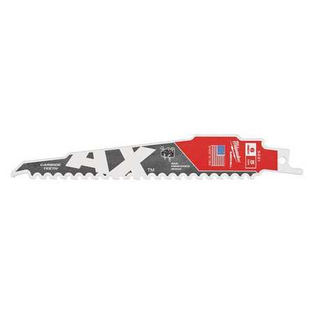 Milwaukee 6" SAWZALL Blade 5T Carbide Teeth for Boats