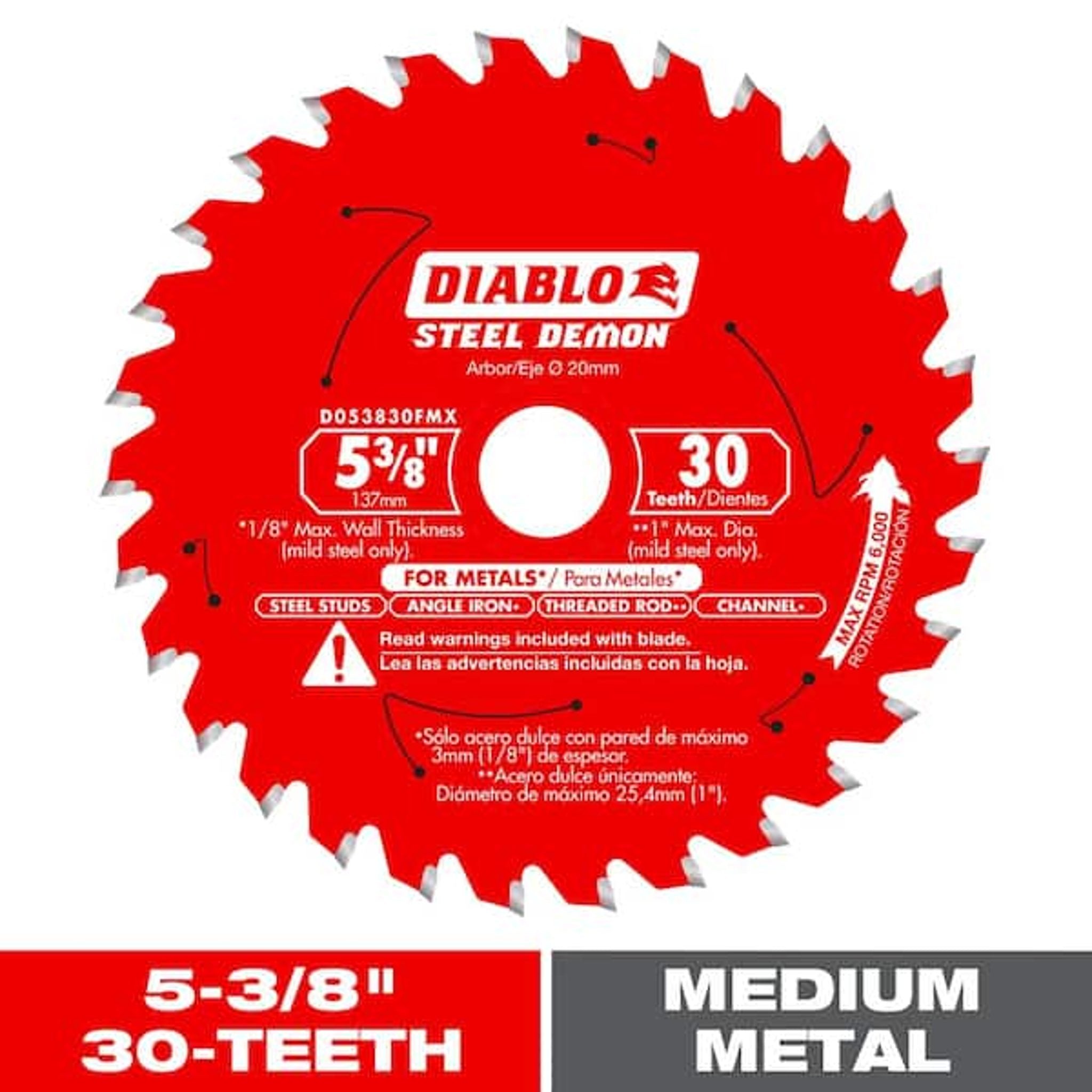 DIABLO 36T 5/38 Inch 10 mm Trim Saw Blade