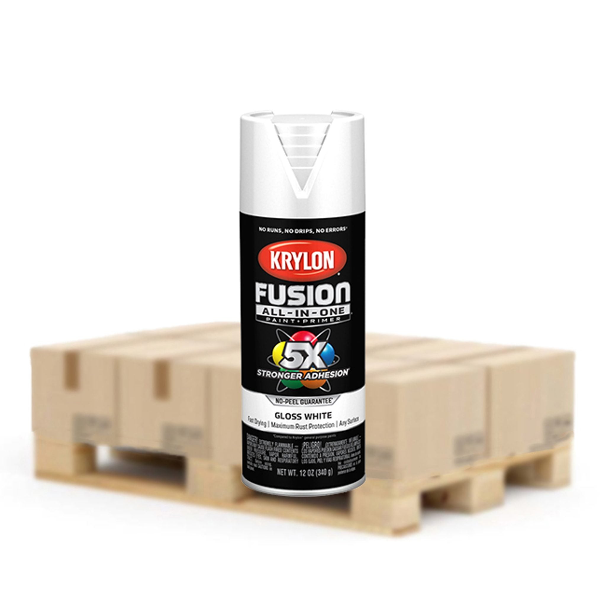 DUPLI-COLOR Colormaxx Spray Paint and Primer, Satin Bright White 12 Oz can Krylon
