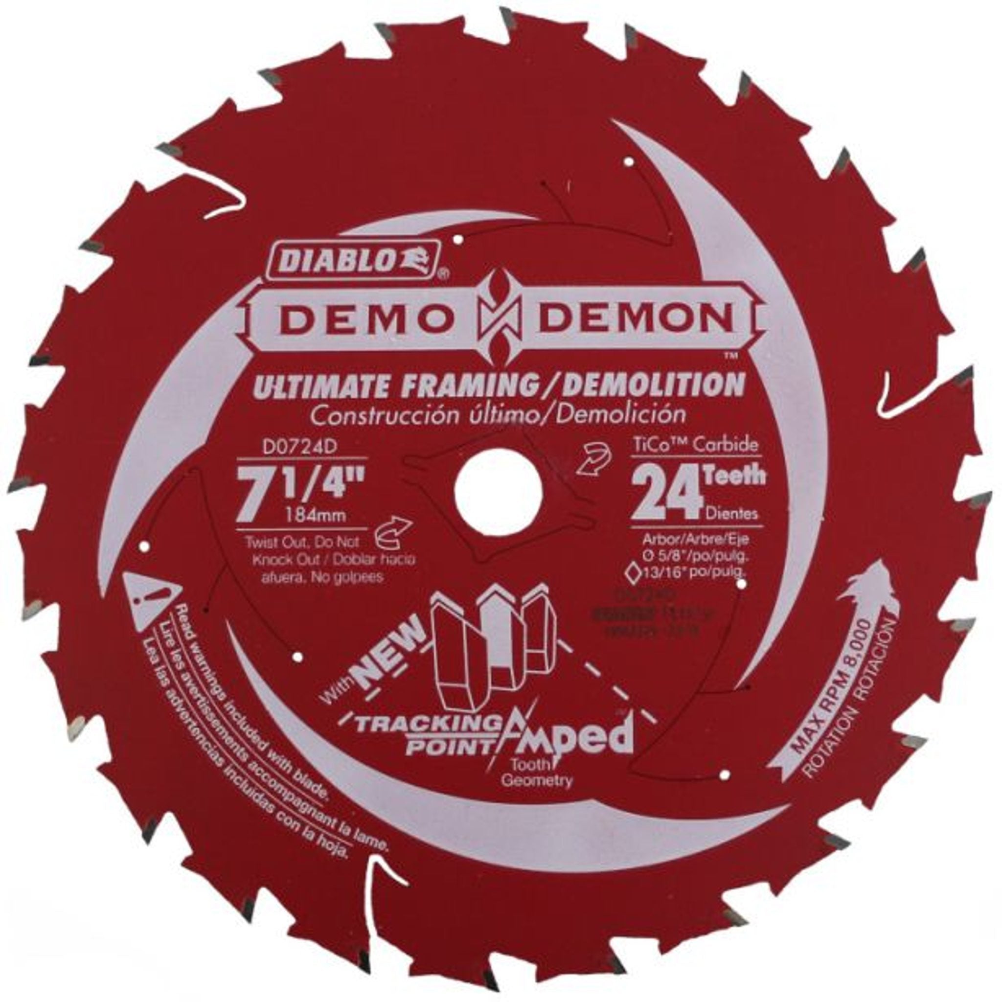 Diablo 7-1/4 in 24 Tooth Framing Saw Blade