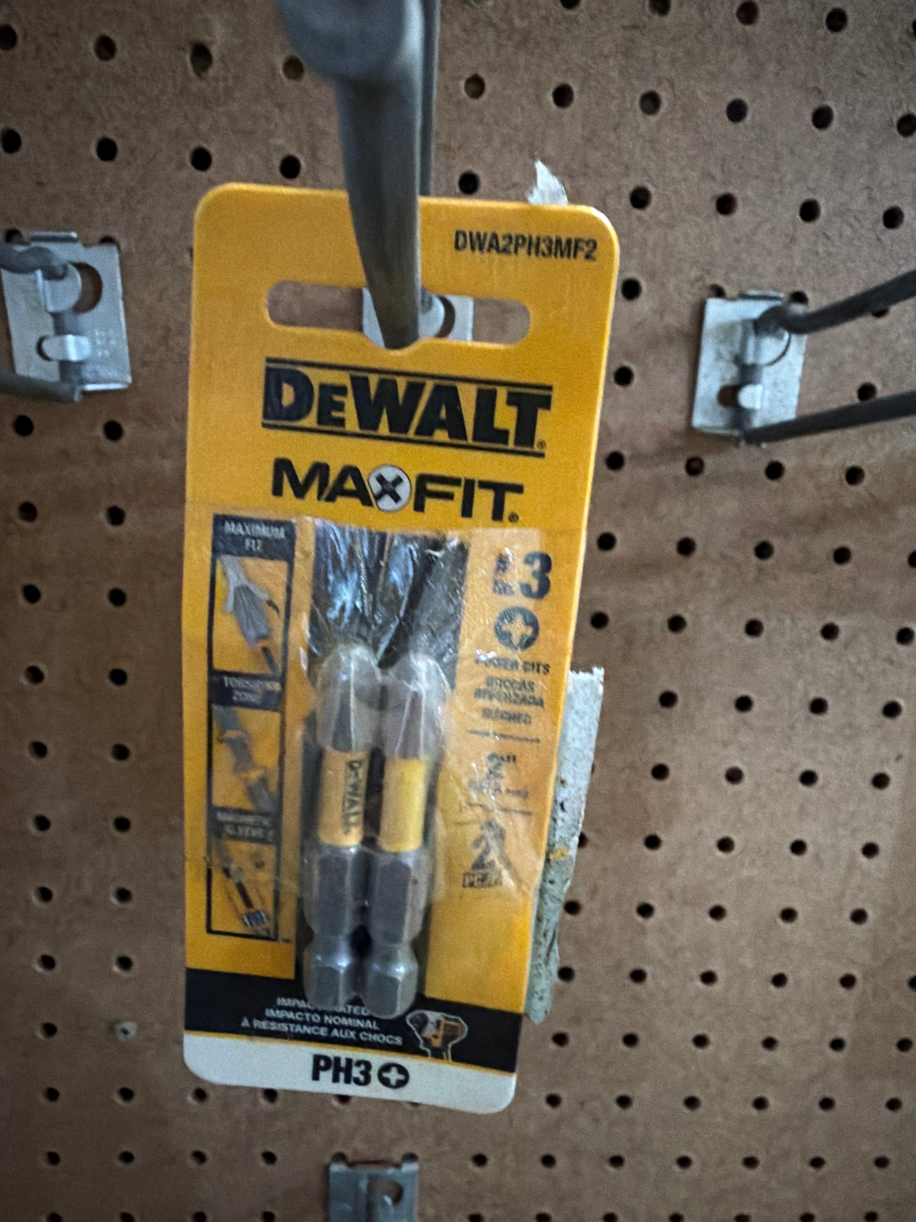 DeWALT MAXFIT No. 3 Phillips 2 in. Impact Screwdriver Bits DWA2PH3MF2