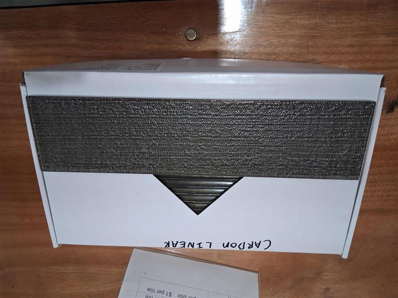 Carbon Linear Glass Back Splash