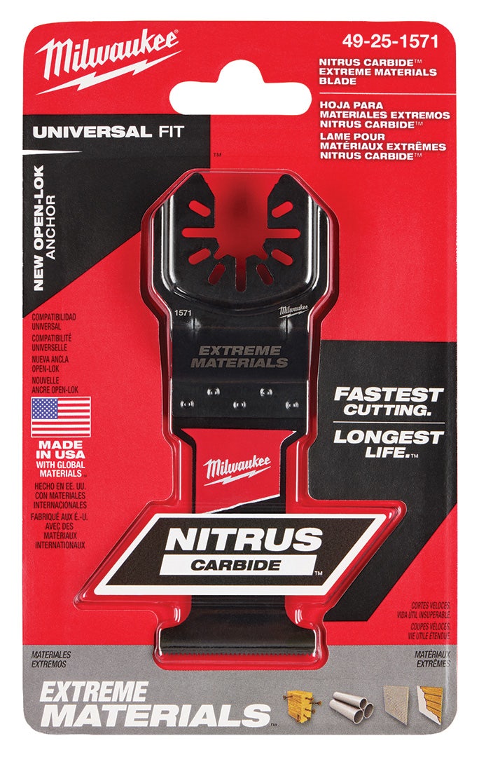 MILWAUKEE TOOL Nitrus Carbide Oscillating Saw Blade 1-3/8 in.