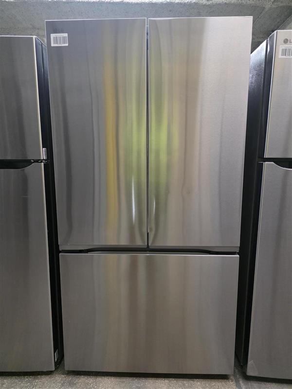 LG 25 cu. ft. Counter-Depth MAX™ with Zero Clearance™ 3-Door French Door Refrigerator with Thin Door Design - Stainless
