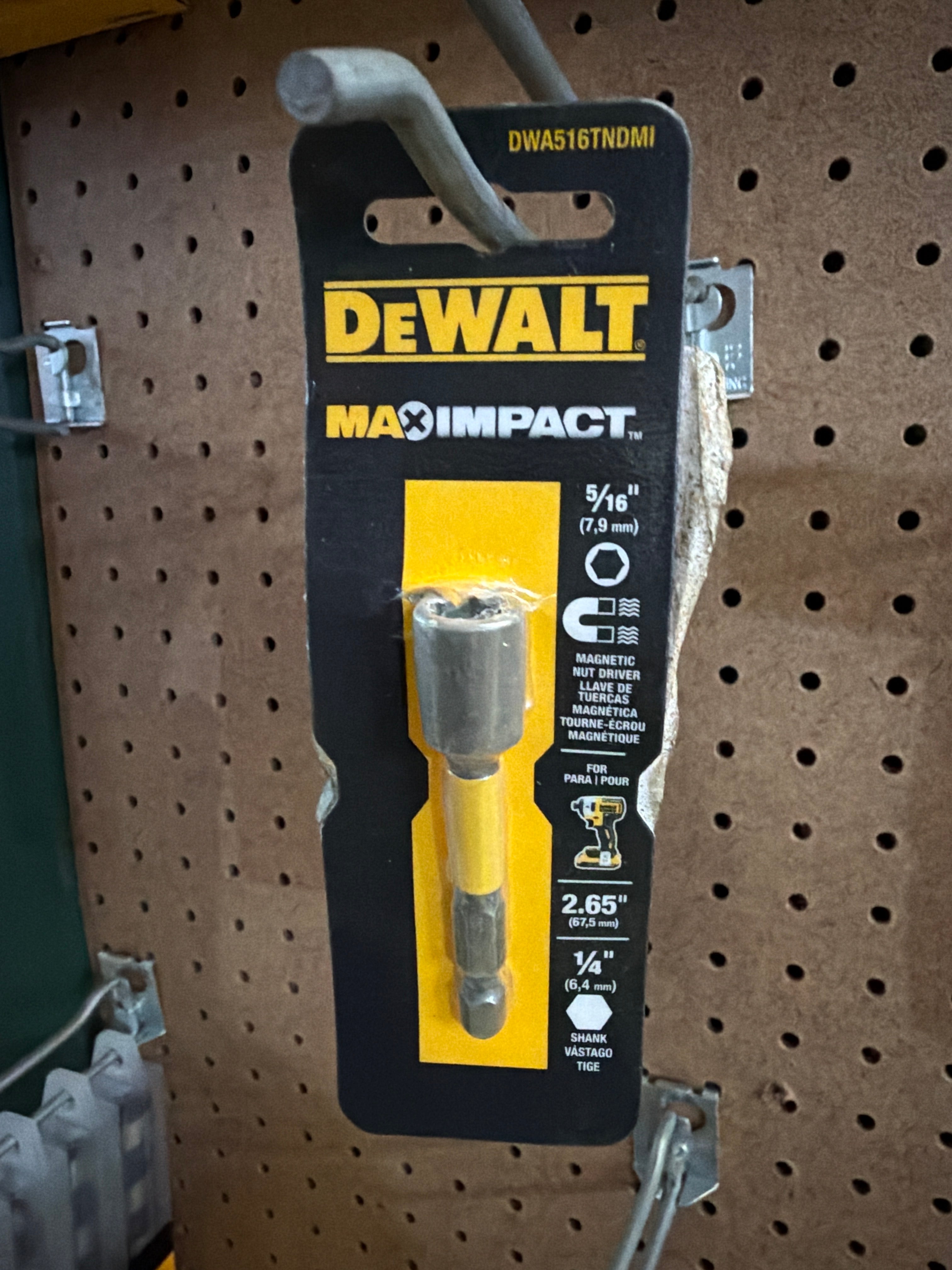 DeWalt MAXIMPACT 5/16 in Magnetic Nut Driver DWA516TNDMI