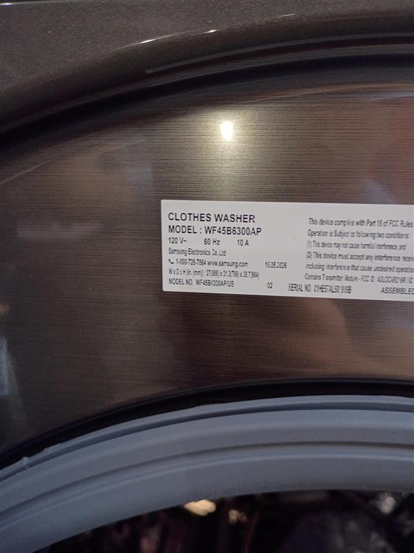 4.5 cu. ft. Smart High-Efficiency Front Load Washer in Platinum with Super Speed