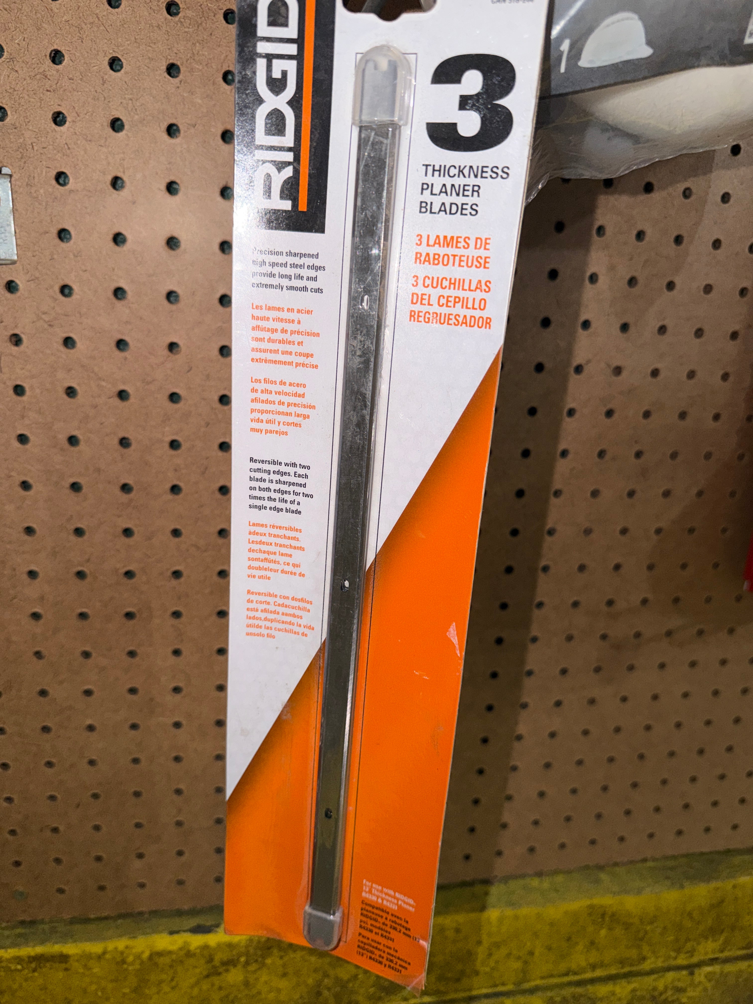 RIDGID 3-Pack Thickness Planer Blades AC20502