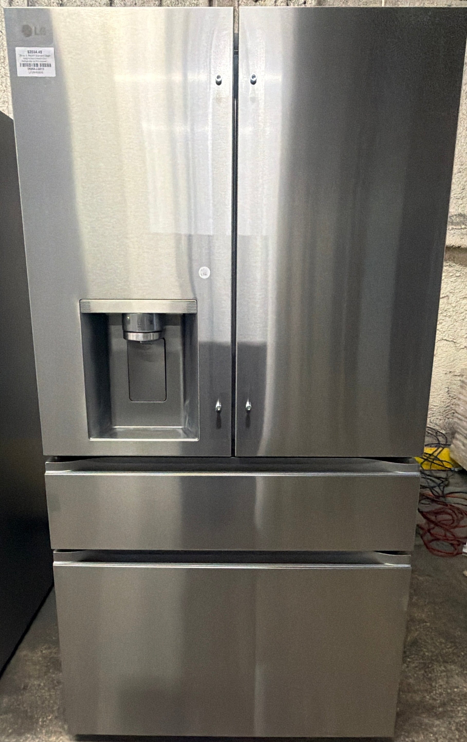 29 cu. ft. SMART Standard Depth MAX 4-Door French Door Refrigerator w/ Full Convert Drawer in PrintProof Stainless Steel