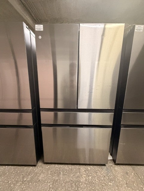 Bespoke 36 in. 29 cu. ft. Standard Depth 4-Door French Door Refrigerator with Sphere Ice in Stainless Steel