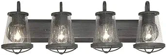 Home Decorators Collection Georgina 4 Light Vanity Fixture - Weathered Iron