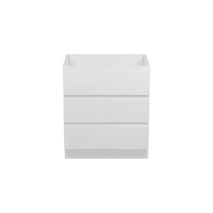 Magick Woods Geneva 30-Inch Vanity Base in High Gloss White