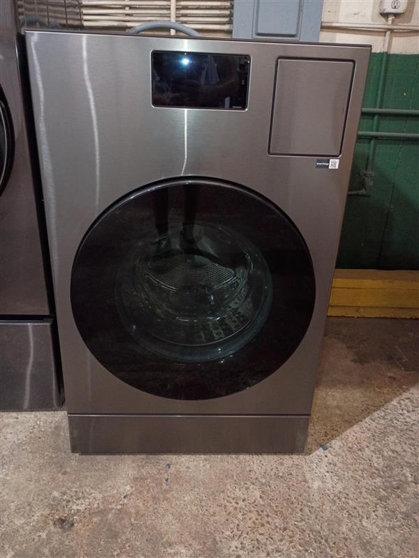 Bespoke 5.3 cu. ft. Ultra Capacity Ventless Heat Pump All-In-One Washer Dryer Combo with Super Speed in Dark Steel