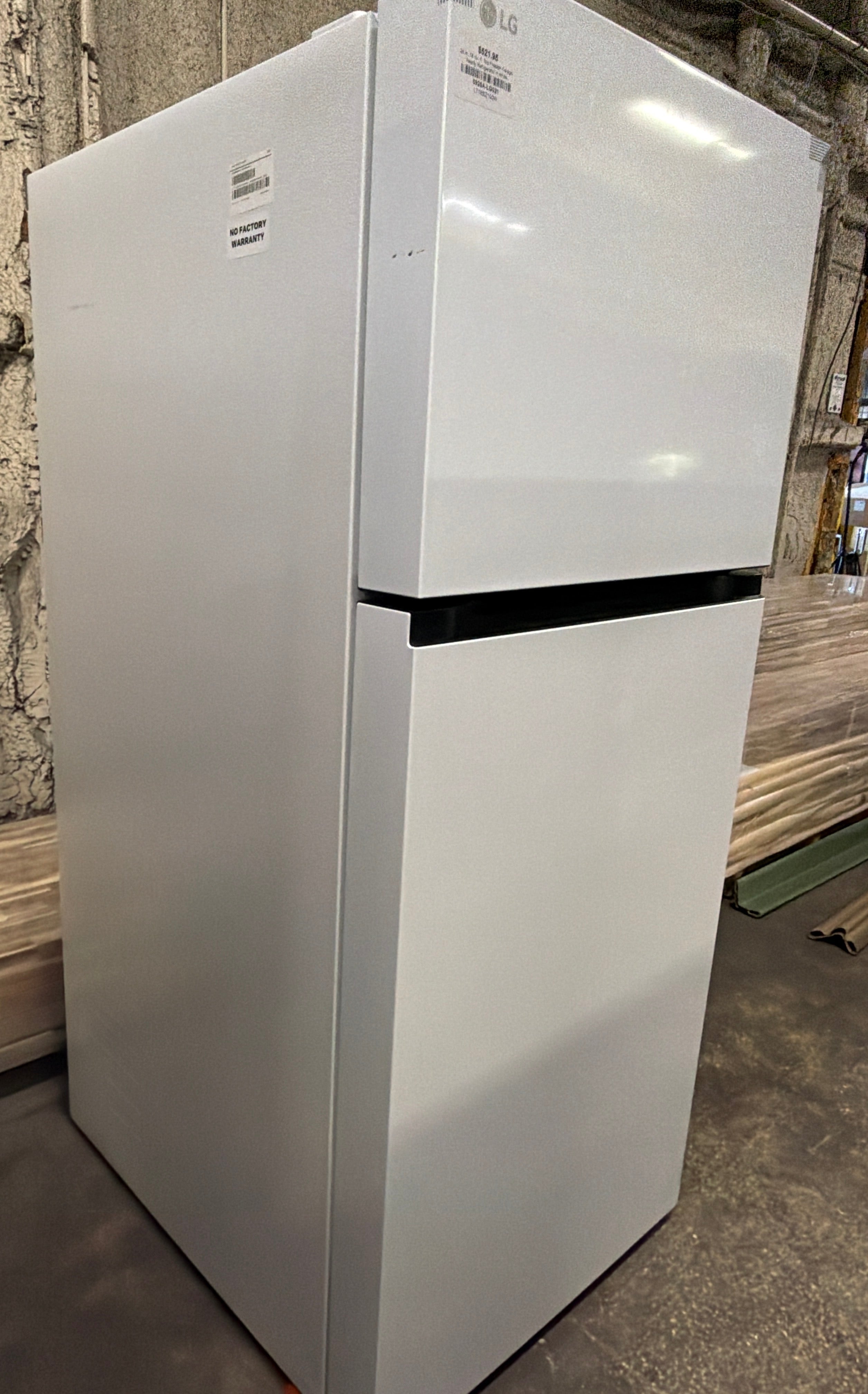 28 in. 18 cu. ft. Top Freezer Garage-Ready Refrigerator in White