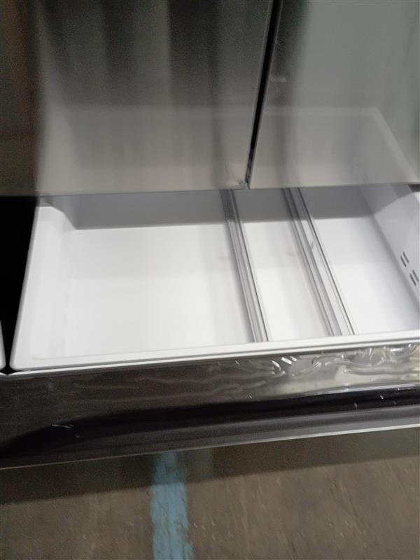 SAMSUNG Bespoke 36 in. 29 cu. ft. Standard Depth 4-Door French Door Refrigerator with Sphere Ice in Stainless Steel