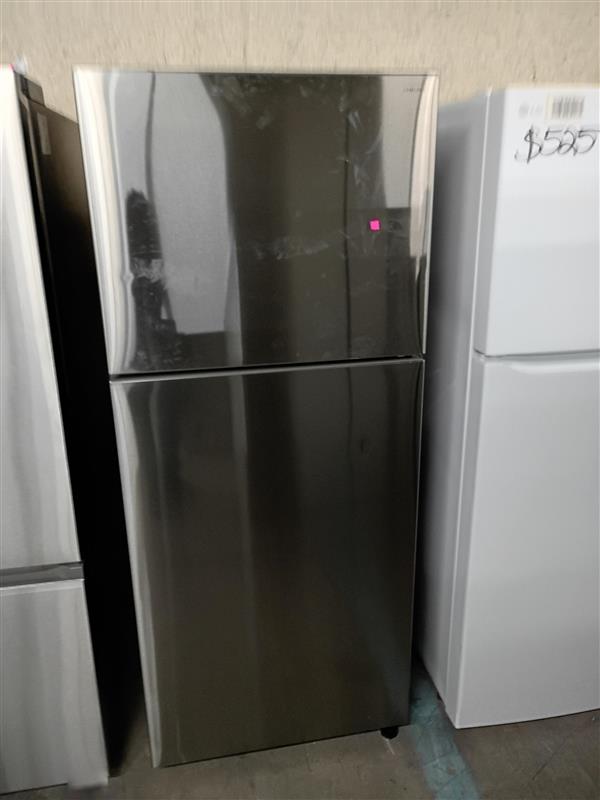 SAMSUNG 18 cu. ft. Standard Depth Top Freezer Refrigerator in Stainless Steel with Garage Ready Cooling