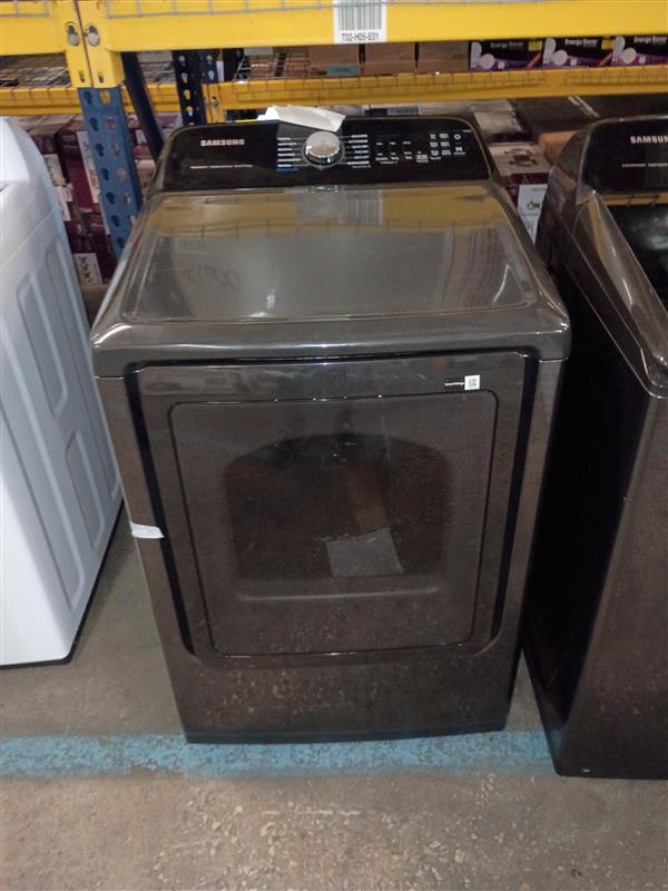 7.4 cu. ft. Vented Front Load Smart Electric Dryer in Brushed Black with Sensor Dry