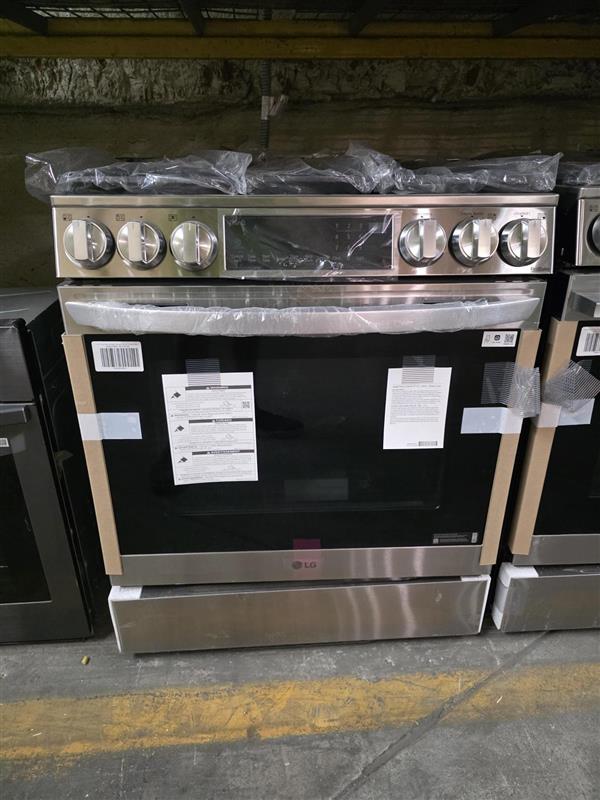 LG 30" Smart Dual Fuel Slide-In Range (PrintProof™ Stainless Steel)