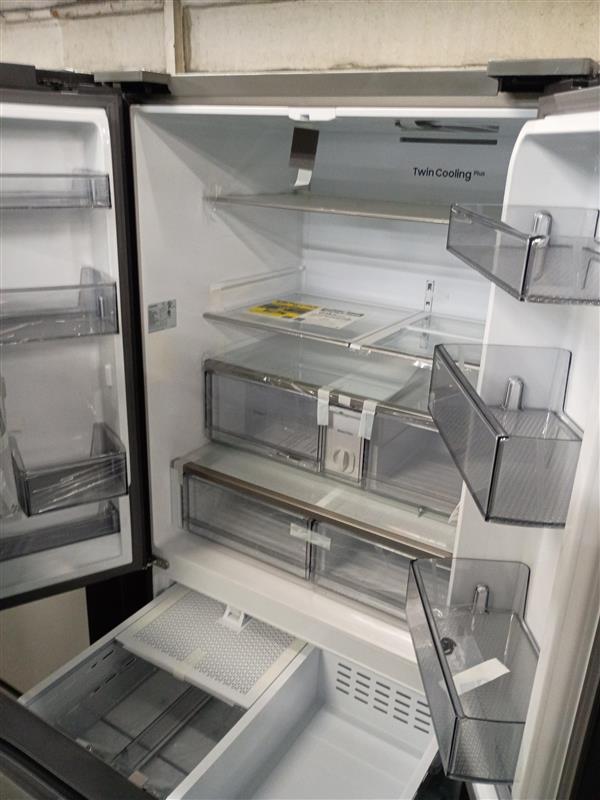 Bespoke 30 cu. ft. Standard Depth 3-Door French Door Smart Refrigerator with Beverage Center
