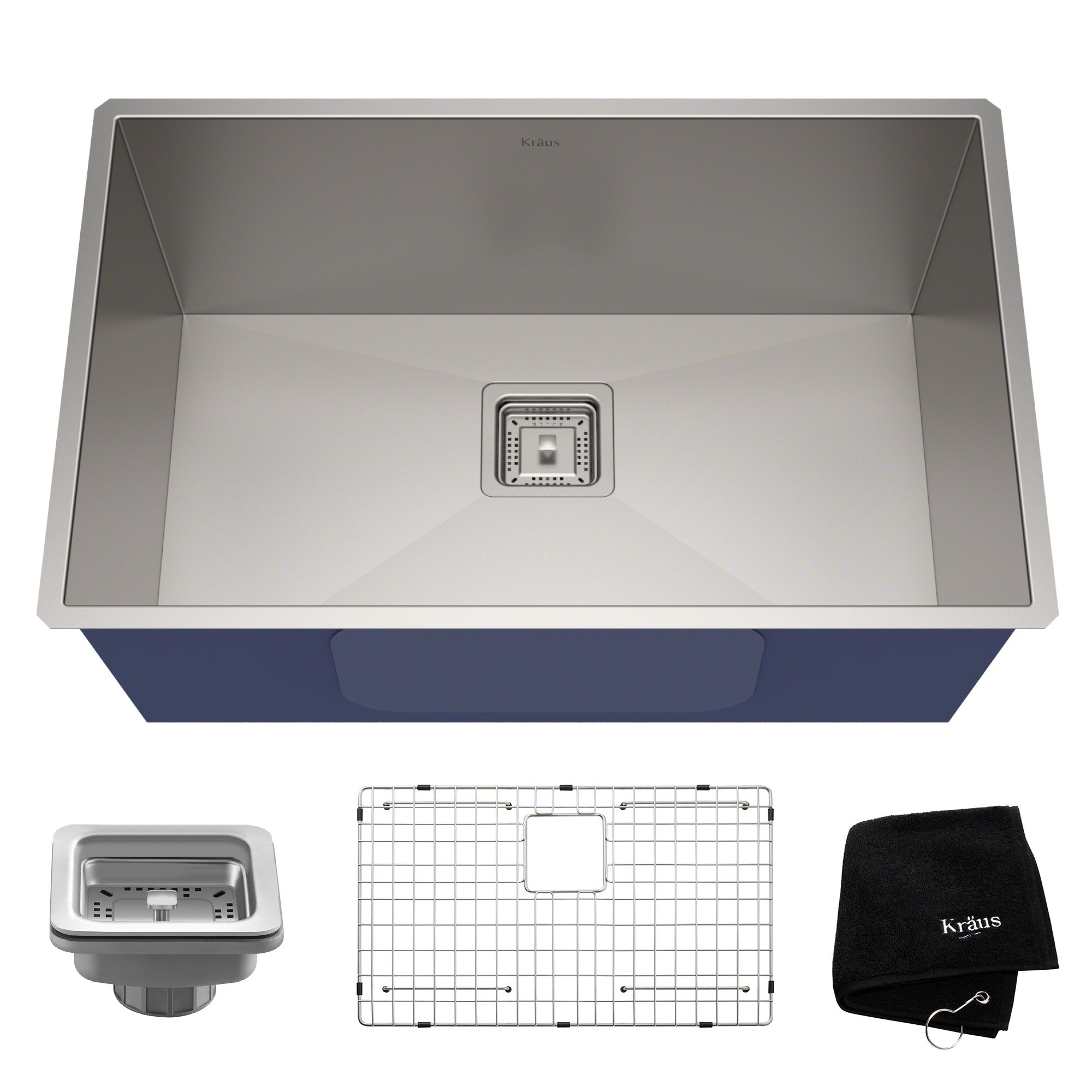 Kraus KHU29 Pax 28-1/2" Stainless Steel Kitchen Sink