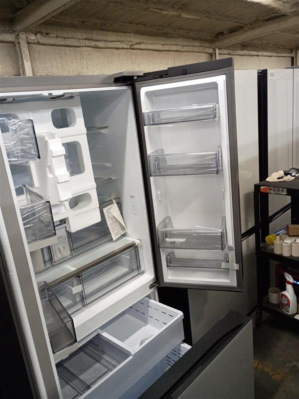 Bespoke 36 in. 30 cu. ft. Standard Depth 3-Door French Door Smart Refrigerator with Beverage Center