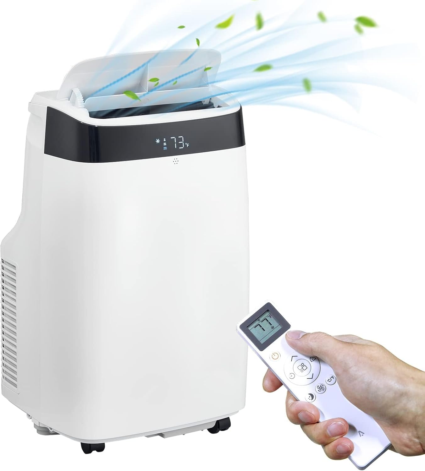 Acekool 10000 BTU Portable AC Unit with Remote Control, Dual Motor Portable Air Conditioners for Home/Office/Dorms