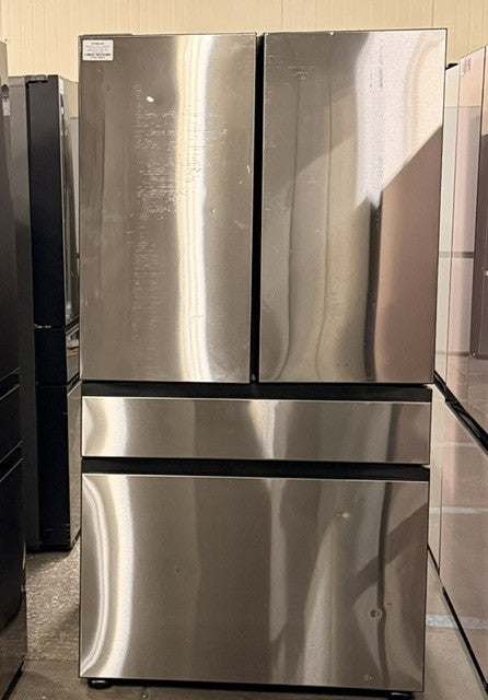 Bespoke 36 in. 29 cu. ft. Standard Depth 4-Door French Door Refrigerator with Sphere Ice in Stainless Steel