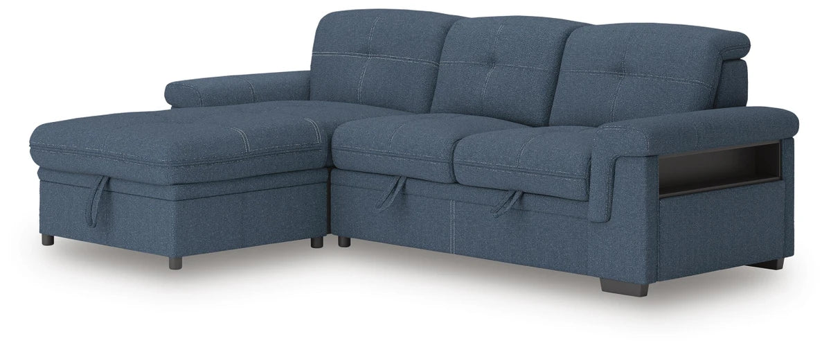 Ruffner 2-Piece Sectional with Pop Up Sleeper and Chaise {Broken}
