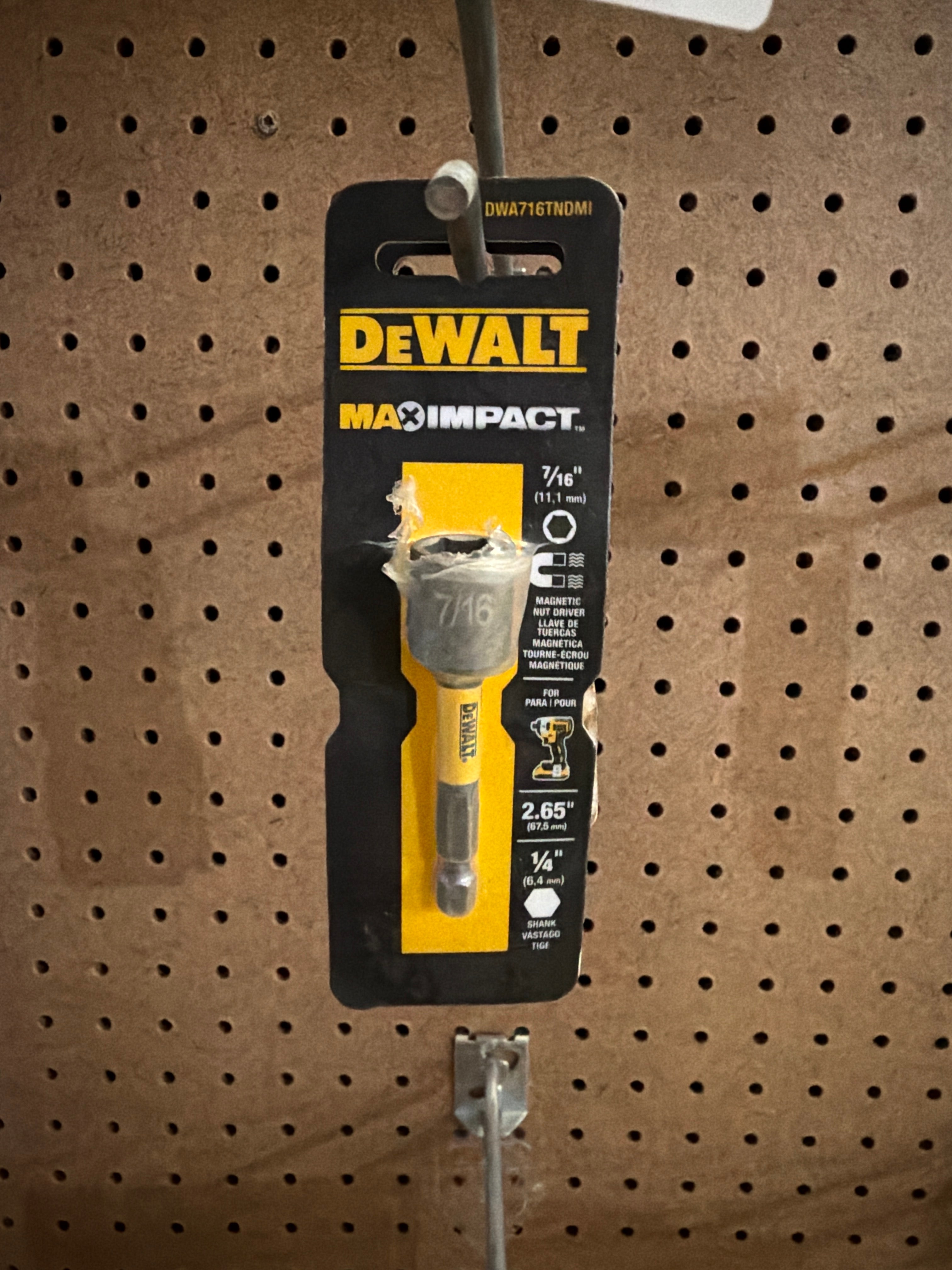 DeWalt MAXIMPACT 7/16 in Magnetic Nut Driver DWA716TNDMI
